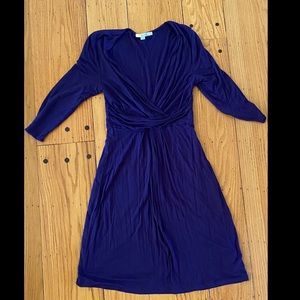 Purple Boden Wrap Dress